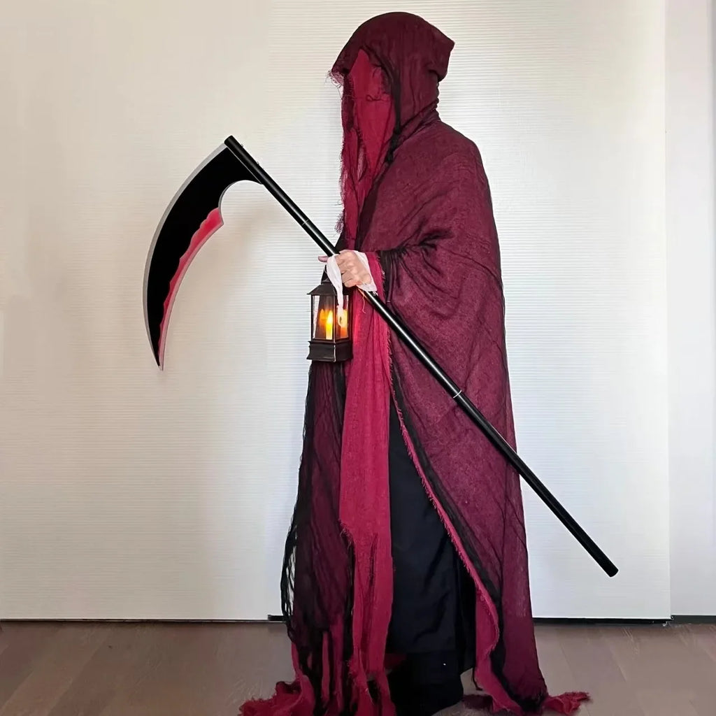 Halloween costume horror ghost clothes adult zombie cloak wizard robe wear secret room death dress up costume cloak Lootquake LLC