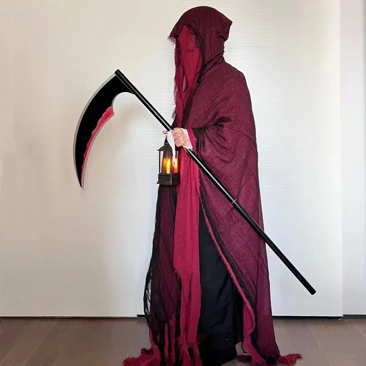 Halloween costume horror ghost clothes adult zombie cloak wizard robe wear secret room death dress up costume cloak Lootquake LLC