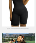Seamless One-Piece Short Yoga Sportswear THRIXINE