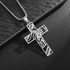 Exquisite Shining Crystal Cross Necklace Pendant Lucky Charming Fashion Jewelry Gift Unisex Lootquake LLC