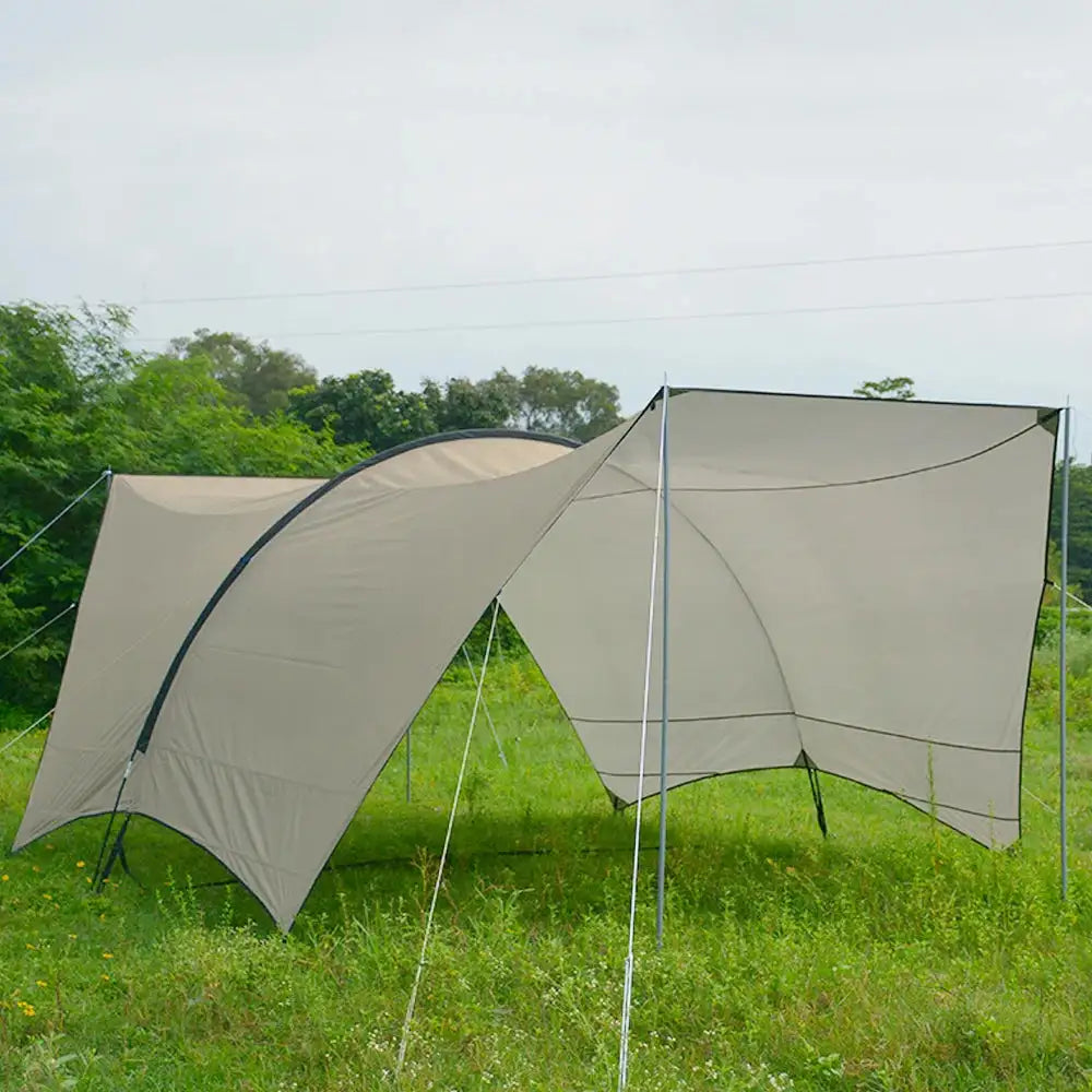 Large Camping Dome shelter Fire shelter Bull shelter type tent oversized habi tarp shelter Habitat Tunnel type Camping Shelter