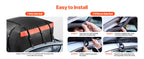 SucceBuy Car Rooftop Cargo Carrier Bag 20/23 Cubic Feet Roof Cargo Carrier 840D PVC Waterproof Car Roof Luggage Bag for  Vehicle Lootquake LLC