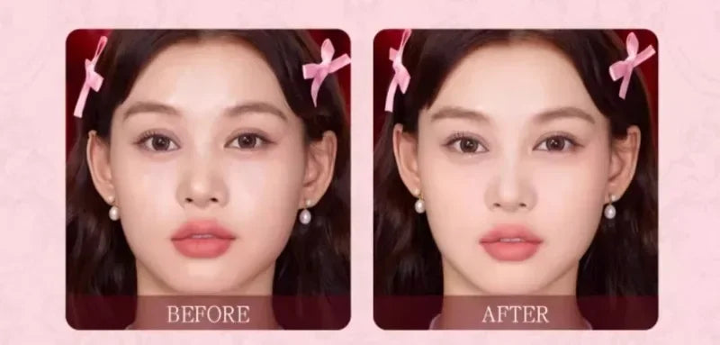 Flower Knows Strawberry Cupid Collection Pressed Powder Mineral Makeup Powder Foundation With Concealer & Finishing Vegan