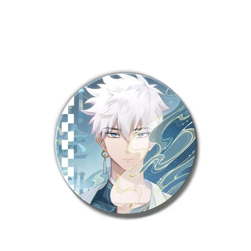 Anime Link Click Charles Lucas Jo Brooch Pin Badges Pins Cosplay Metal Brooches for Women Bag Accesorios Jewelry Fans Gifts