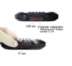 Motorcycle Bluetooth Speaker Amplifier Output 2.1A Music MP3 Player Burglar Alarm Siren USB Stereo Loud Speaker FM Radio MT730 Lootquake LLC
