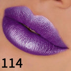 19 colors glitter lipstick hydrating red pink sparkling shine lip color highly pigmented lip tints metallic finish lip makeup Lootquake LLC