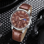 1pc Classic Roman Numeral Womens Watch - Stylish Solid Color Quartz Timepiece with Durable PU Leather Band - Elegant & Comfortab Lootquake LLC