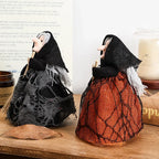 Halloween Witch Decoration with Broom for Home Garden Porch Party Hanging Decor Indoor and Photography Prop Home Accessories Lootquake LLC