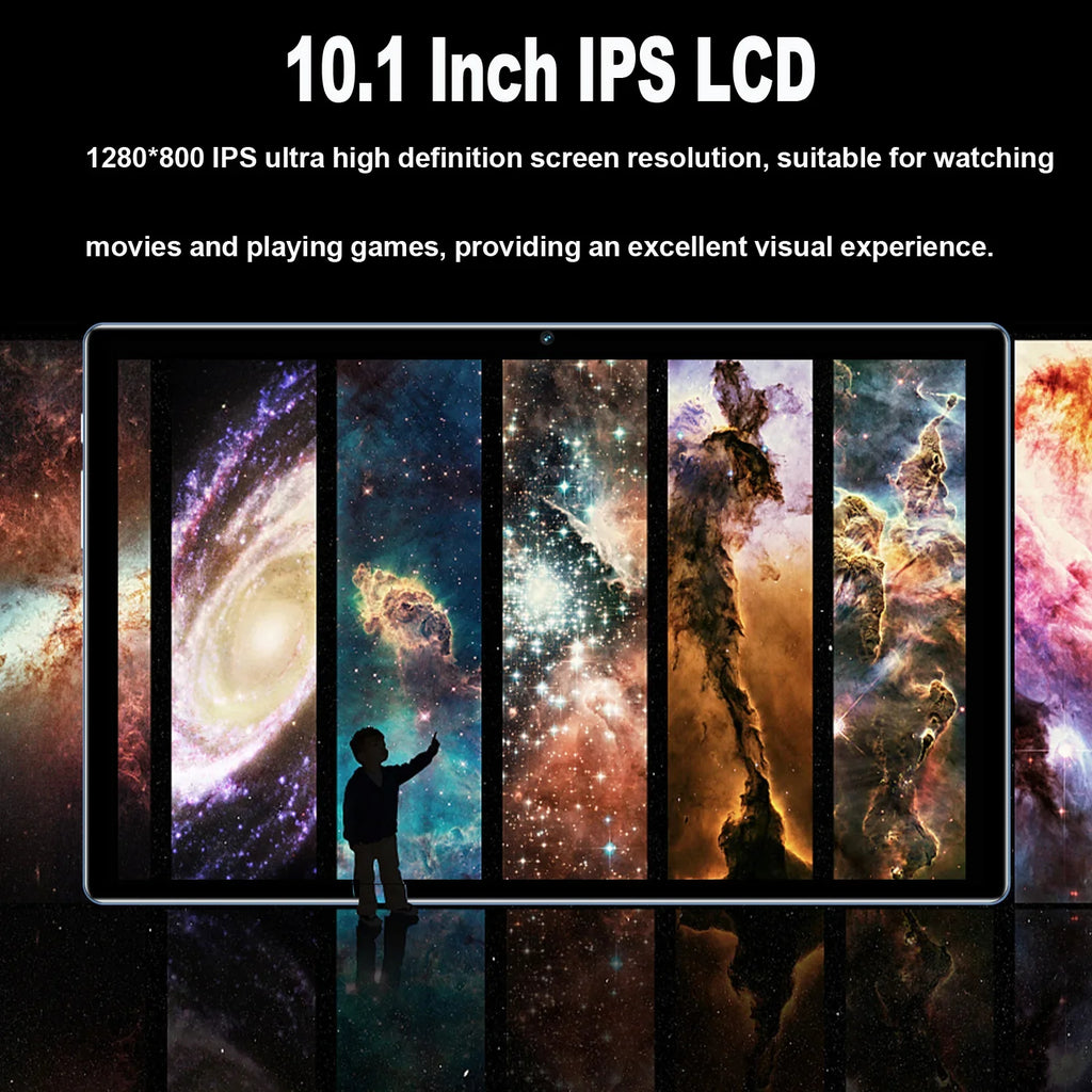 New 10.1 Inch Study Education Tablets Octa Core Dual SIM 4GB RAM 64GB ROM 3G Phone Call Bluetooth WiFi Google Tablet Pc 5000mAh Lootquake LLC
