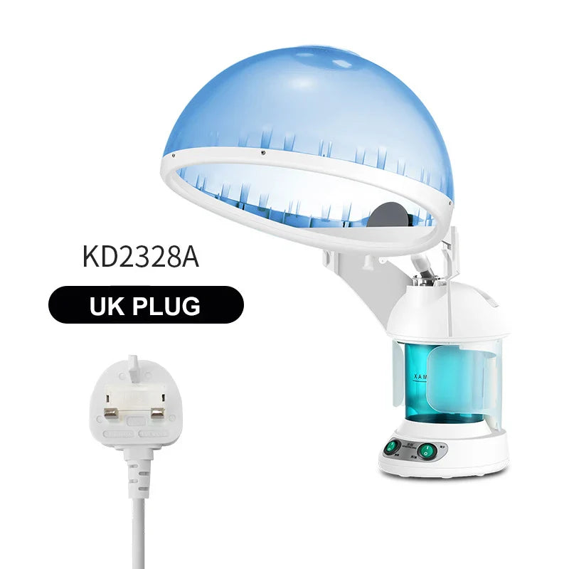Face Hair Steamer Machine Humidifier Hot Nano Mist Sprayer Facial Ozone Vaporizer Hair Moisturizing Hydration Home Salon Steamer