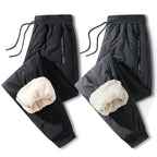 Men's Winter Thick Warm Arctic Velvet Thermal Waterproof Windproof Casual Sweatpants - SJB-DIAMOND ELITES