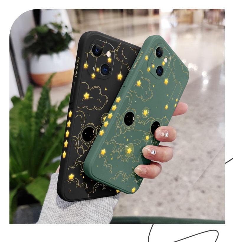 Astronaut Phone Case For Iphone 14 13 12 11 Pro Max Mini X Xr Xs Max Se2020 8 7 Plus 6 6s Plus Cover Heavy Duty Hybrid Protection Cover Stevvex
