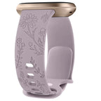 Fitbit Versa & Sense Silicone Band - Durable Floral Design - SJB-DIAMOND ELITES