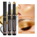 1PC Waterproof Pearlescent Eyeshadow Pencil Stick 8 Colors Lasting Glitter Shimmer Eye Shadow Highlighter Pen Eyes Makeup Tools Lootquake LLC