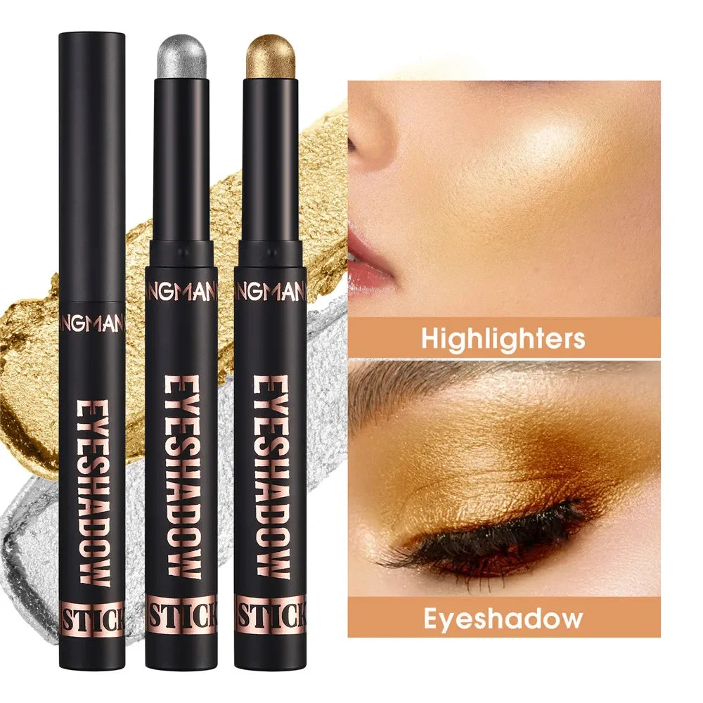 1PC Waterproof Pearlescent Eyeshadow Pencil Stick 8 Colors Lasting Glitter Shimmer Eye Shadow Highlighter Pen Eyes Makeup Tools Lootquake LLC