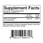 Vitamin D3 50000IU - Muscle Health, Strong Bones and Nervous System Health, Support Immune Lootquake LLC