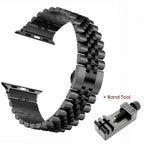 Apple Watch Stainless Steel Strap - Elegant Durable Design - SJB-DIAMOND ELITES