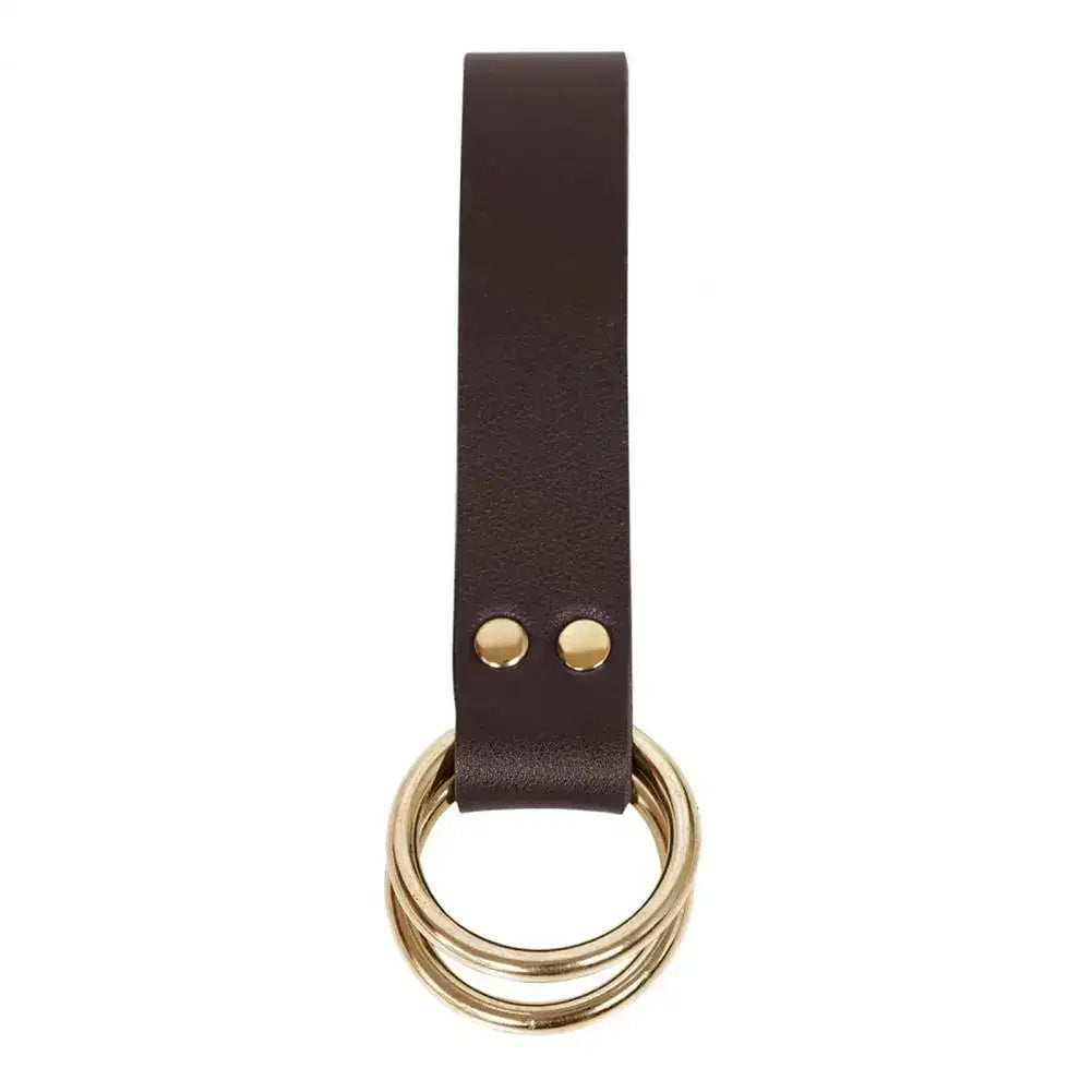 Skirt Hook Strap Medieval Belt Skirt Hikes Double Ring Faux Leather Loop Renaissance Accessory for Women's Long Dress Fixation