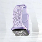 Apple Watch Silicone Strap - Stylish, Engraved Design - SJB-DIAMOND ELITES