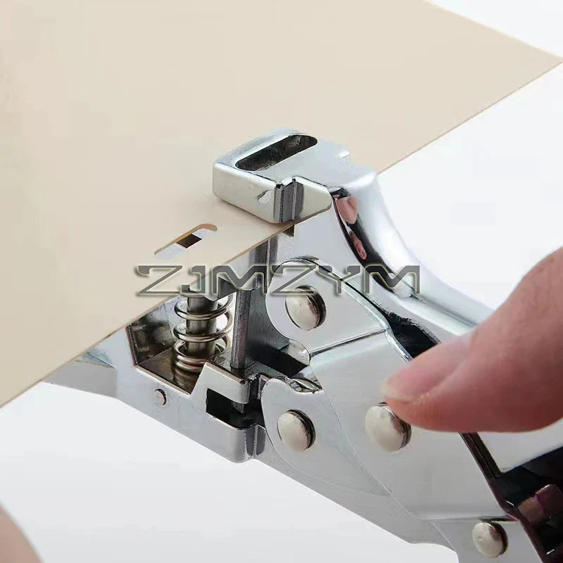 Multifuctional Hole Puncher  PVC Plastic ID Cutter Paper Tag Tool Plier Hole Identity Puncher Punch Stationery Office Supplies Lootquake LLC