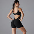 VibeFlex Women's Scrunch Jumpsuit - Yoga & Gym Ready THRIXINE