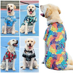 XL-5XL Hawaii Style Cute Spring T-shirts Comfortable Pet Shirt for Medium Large Dog Puppy Pet Clothes Breathable Pet T-shirt Pi-Mart
