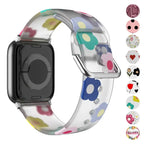 Apple Watch Silicone Strap - Colorful Floral Pattern Band BandsCo Straps