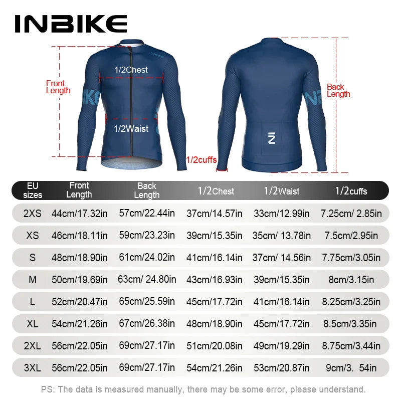 INBIKE Pro Long-Sleeve Cycling Jersey THRIXINE