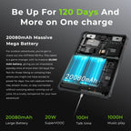 HOTWAV R9 Pro Rugged Tablet 11'' FHD+ 2K Display 20080mAh Massive Battery Pad Android 14 6GB 256GB Camera Global 4G Tablet PC Lootquake LLC