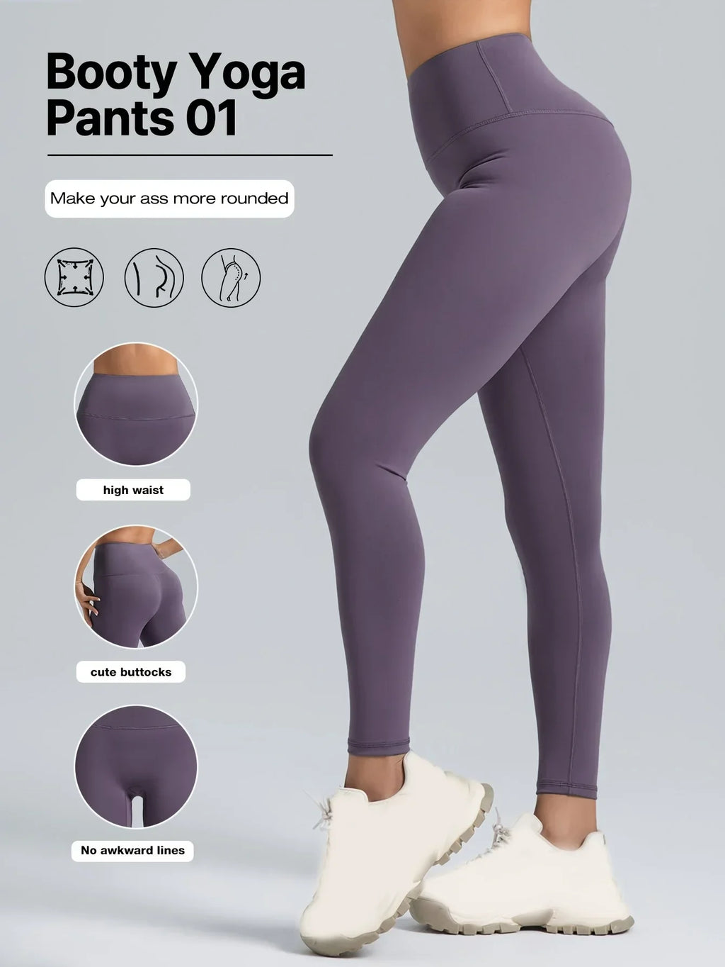 ElevateFit High-Waist Shaping Yoga Leggings - SJB-DIAMOND ELITES