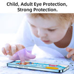 2Pcs Anti Blue Ray 9H Tempered Glass for iPhone X XS MAX XR 11 12 13 mini 14 Pro Max 6 6S 7 8 Plus SE 2020 Screen Protector Film Anti Blue Light Tempered Glass Screen Protector for iPhone Stevvex