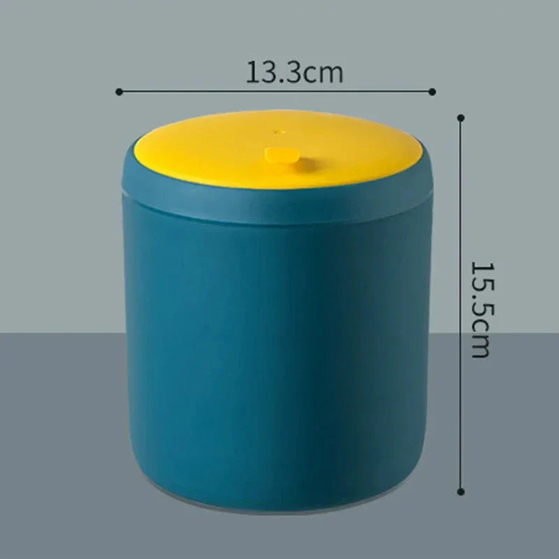 Mini Waste Bin Desktop Office Trash Can Home Garbage Basket Table Plastic Organizer Office Supplies Dustbins Sundries Barrel Box Lootquake LLC