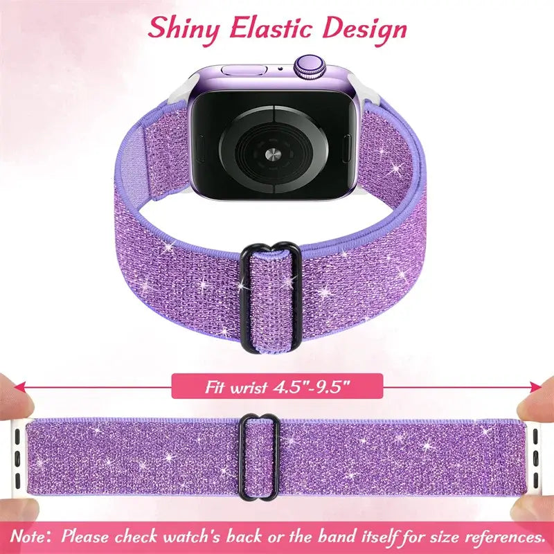 Apple Watch Nylon Band - Stylish, Durable, Elastic Design - SJB-DIAMOND ELITES