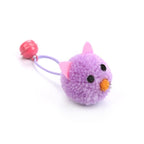 4pcs/lot Plush Mouse Cat Toy Cute Bell Mice Funny Cat Toys Cute Plush Teeth Cleaning Balls Chewing Soft Molar Toy Faux Pet Toy Colorful Plush Mouse Head with Bell Rope Cat Toy Interactive Cat Toy Stevvex