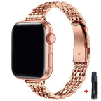 Apple Watch Stainless Steel Band - Sleek Durable Style - SJB-DIAMOND ELITES