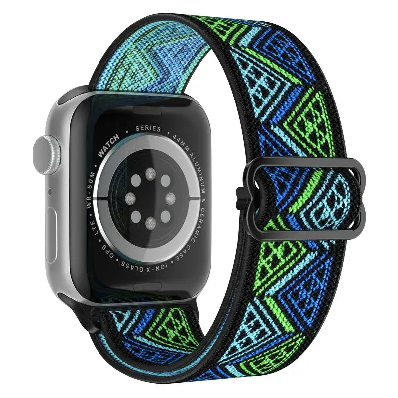 Apple Watch Nylon Band - Stylish, Durable, Elastic Design - SJB-DIAMOND ELITES