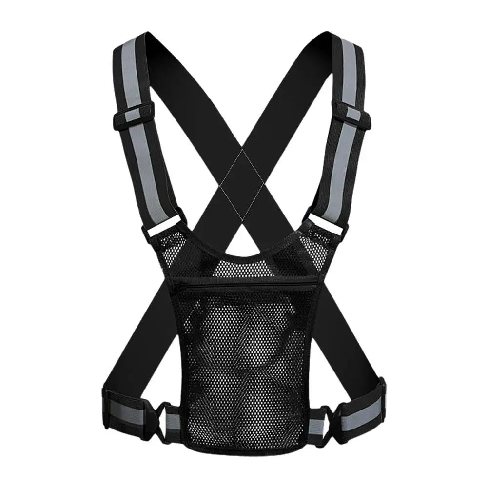 NightSafe Reflective Vest for Outdoor Sports THRIXINE