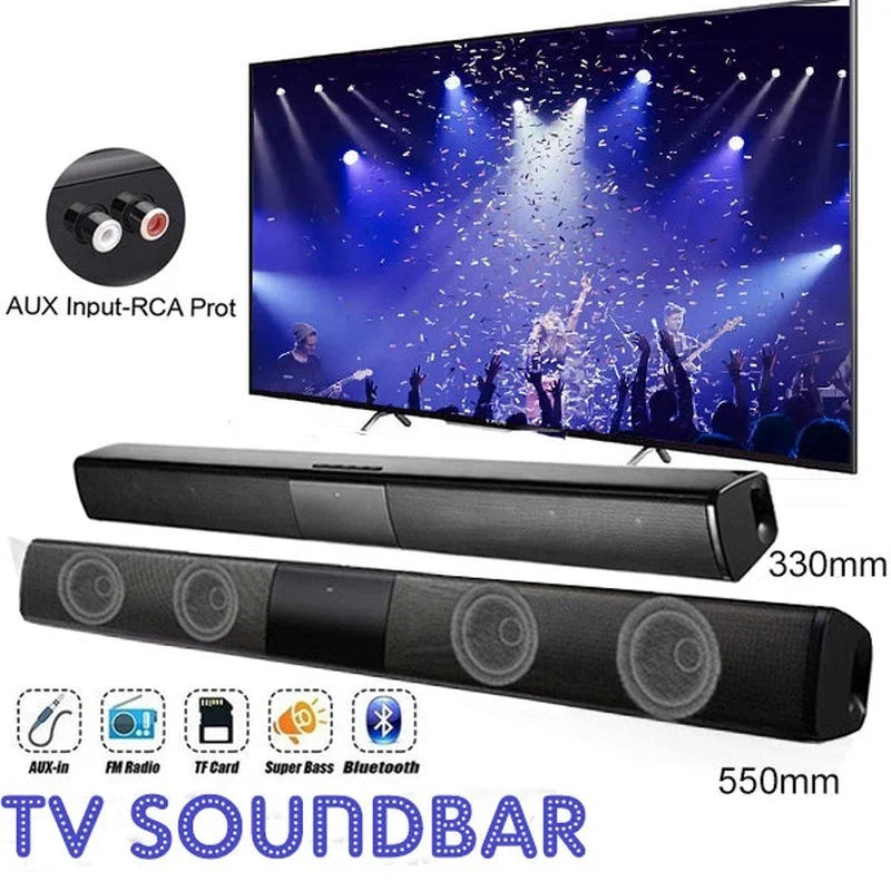Home Theater Sound System Bluetooth Computer Speakers for TV Soundbar Box Subwoofer Radio Music Center Boom Box Column Hot Sale Lootquake LLC