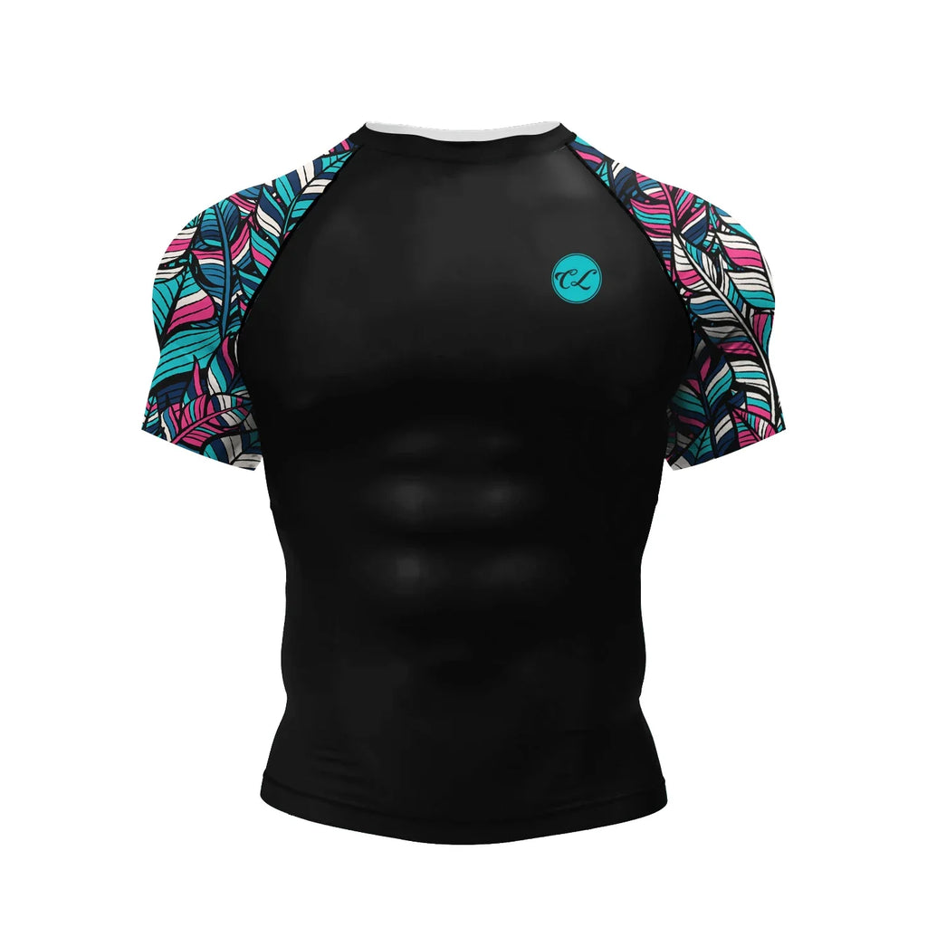 Men's Compression Short Sleeve Athletic T-Shirts - SJB-DIAMOND ELITES