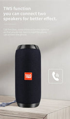 TG117 Bluetooth Speakers Portable Wireless Sound Box  Outdoor Waterproof Stereo Surround Supports TF Radio altavoz bluetooth Lootquake LLC