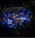 60LEDS Solar Firework Lights Waterproof Garden Lights Outdoor Solar Lights 8 Modes Landscape Lighting for Courtyard Pathway