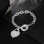 Fashion charm 925 Sterling Silver Bracelet for man woman Twisted rope chain fine jewelry Wedding party Christmas gift Lootquake LLC