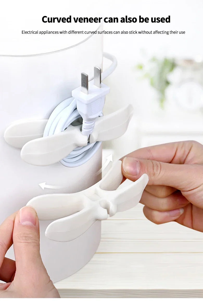 Kitchen storage wire winder, household traceless plug fixed power cord organizer, wire and cable management, home storage tools Lootquake LLC