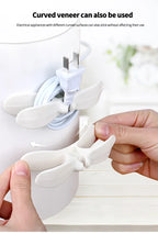 Kitchen storage wire winder, household traceless plug fixed power cord organizer, wire and cable management, home storage tools Lootquake LLC