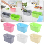 Kitchen Cabinet Door Hanging Trash Garbage Bin Can Rubbish Container Mini Waste Bins Household Rubbish Cleaning Tool Dustbin