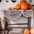 Horror Halloween Party Decoration Haunted Houses Doorway Outdoors Decorations White Creepy Cloth Scary Gauze Gothic Props Lootquake LLC