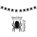 Halloween Themem Party Decoration Banner Ghost Festival Atmosphere Decoration Ghost Spider Bat Banner Decoration Supplies Lootquake LLC