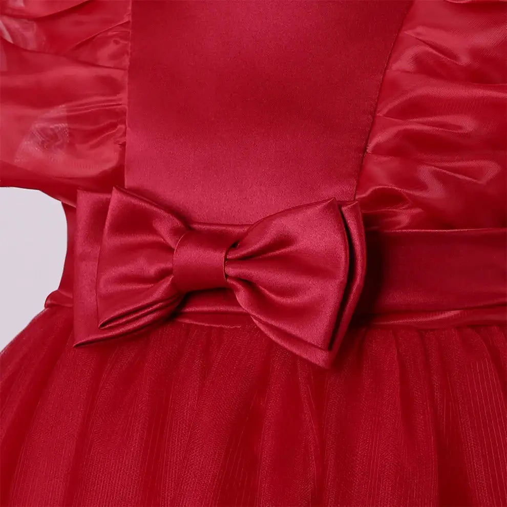 New Princess dress Large children's long dress Girl piano performance dress Festival party dress