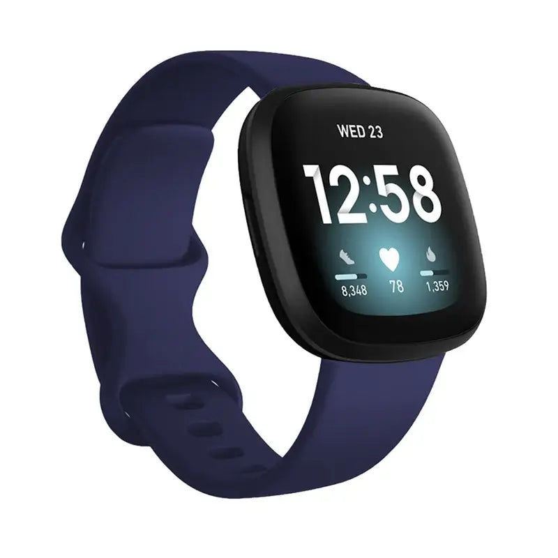 Fitbit Versa & Sense Silicone Band - Durable Stylish Straps - SJB-DIAMOND ELITES