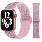 Apple Watch Nylon Band - Stylish, Durable, Elastic Design - SJB-DIAMOND ELITES